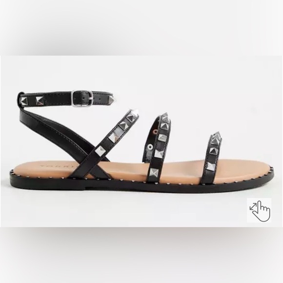 🆕 Torrid Studded Gladiator Sandal (WW) size 8 - Picture 5 of 9